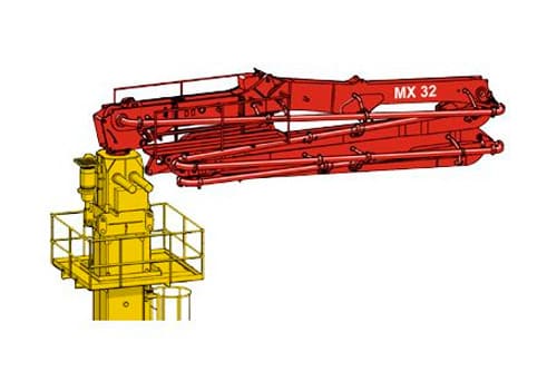 Аренда стрелы Putzmeister MX32 Аренда стрелы Putzmeister MX32